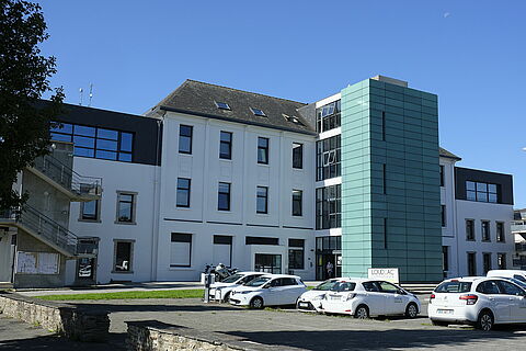 Le siège de Loudéac Communauté Bretagne Centre, boulevard de la Gare à Loudéac